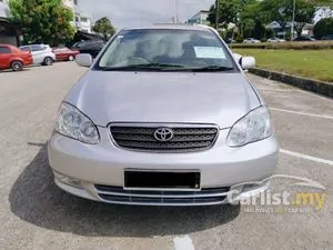2001 Toyota Corolla Altis 1.8 G Sedan