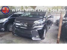 2015 Toyota Vellfire 2.5 ZA P/BOOT 4CAM UNREG