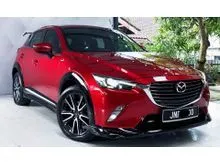 2017 Mazda CX-3 2.0 SKYACTIV-G SUN ROOF (A) ONE LADY OWNER  AUTO EXE STYLE BODY KIT FULL LEATHER ELECTRIC SEAT CRUISE CONTROL HEAD UP DISPLAY HIGH LOAN