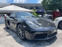 2018 Porsche 718 2.0 Cayman Coupe SPORT CHRONO PACKAGE CAREFUL OWNER OWNER USE NOT MORE THAN 10K KM