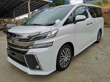 ~ Chinese New Year Promo Extended ~ 2015 Toyota Vellfire 2.5 Z G Edition MPV