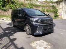 2016 50 SST OFF PRE CRASH ALPINE Toyota Vellfire 2.5 ZG Z G Edition UNREG