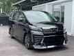 Recon 2020 Toyota Vellfire 2.5 ZG Edition MPV + 3LED Lamp + Full Leather + Pilot Seat + BSM + JBL + 360 Camera + Apple Car Play + Sunroof + Auto Parking