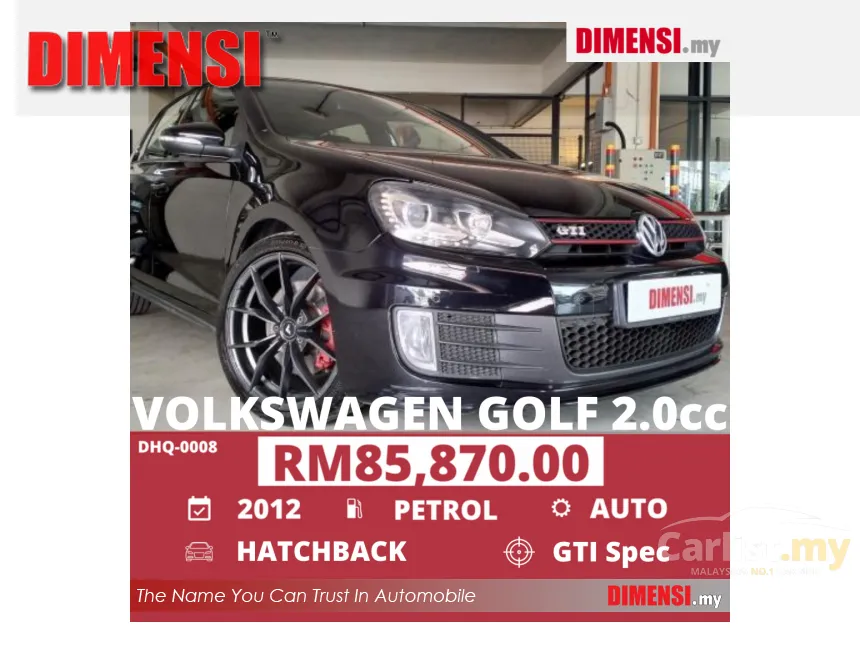 二手12 Volkswagen Golf 2 0 Gti Hatchback Carlist My