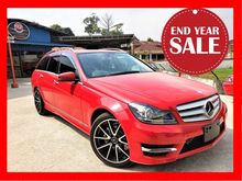 2013 Mercedes-Benz C180 1.8 AMG Wagon YEAR END CARNIVAL BIG OFFER*KEYLESS*PUSH START*POWER BOOT*SPORT MODE*AMG BODY KIT*-BLIND SPOT