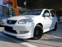 2005 Toyota VIOS 1.5 G (A) TRD Bodykit, Accident Free, Pearl White, Sport Rim, Good Condition