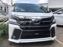 TOYOTA VELLFIRE 2.5 ZG PRE CRASH SUNROOF 2016 UNREGISTER