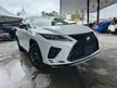 Recon 2020 Lexus RX300 2.0 F SPORT,GRADE 5A,P/ROOF,4 CAM,BLIND SPOT,3 EYES LED,PRE CRASH,LANE ASSIST,RED LEATHER,LED NIKE DAYLIGHT,2020 UNREGISTER