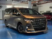 2023 Toyota Alphard 2.5 Z MPV - Modelista Kit - Dual Moonroof - DIM - Roof Monitor - Rare Bronze Colour - Free 10 Years Warranty - Free Full Service