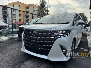 2023 Toyota Alphard 2.5 Z DUAL MOONROOF, ORI 360 3D CAMERA , DIM BSM ORI ROOF MONITOR, ORI ALLPLE CAR PLAY & ANDROID AUTO