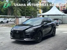 2024 LEXUS RX350 F SPORT 2.4 TURBO**RED INTERIOR**PANORAMIC SLDING ROOF**DIGITAL INNER MIRROR**BLIND SPOT MONITOR**HEAD UP DISPLAY**360 CAMERAS**