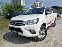 Toyota HILUX 2.4 (A) G VNT,4WD,NEW MODEL,PUSH START,Leather Seats,Mileage 51K Only,Full Service Record By TOYOTA,Under TOYOTA Warranty