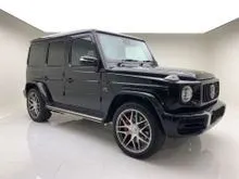 2021 Mercedes-Benz AMG G63 4.0 SUV MERCY G 63. V8. ATPM WARRANTY RECORD. CASH PRICE BEST DEAL NEGO. BLACK ON BROWN. LOW KM 15,xxx MULUS TERAWAT ANTIK