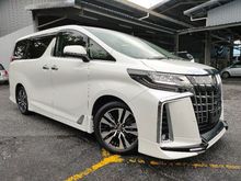 2018 Toyota Alphard 2.5 SC 3LED PCS LTA DIM TRD Bodykits Unregister
