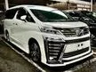 Recon 2018 Toyota Vellfire 2.5 ZG JBL Fullspec MPV