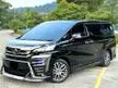 Used TOYOTA VELLFIRE 2.5 ZG FACELIFT MODELISATA FULLY LOAD ,7/SEAT, FULL LEATHER WITH MEMORY SEAT, SUN/MOON ROOF, R/CAMERA, P/BOOT, 2P/DOOR