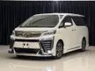Recon 2018 Toyota Vellfire 2.5 Z G Edition MPV Full Spec / Modellista Kit / JBL / Sunroof / 360 Cam / BSM / DIM / 5 Years Warranty