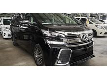 2016 Toyota Vellfire 2.5 ZG / PILOT SEATS / FREE 2 YEARS WARRANTY / READY STOCK