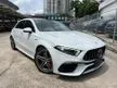 Recon 2020 MERCEDES BENZ A45S AMG 4MATIC PLUS PERFORMANCE ADVANCE (13K MILEAGE) 360 SURROUND VIEW CAMERA WITH SPORT EXHAUST SYSTEM