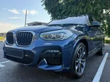 2022 BMW X3 2.0 xDrive30i M Sport SUV  59K mill only SPORT MY18 G01 FSR BMW (M) FSR BY BMW MALAYSIA UNDER WARRANTY TILL 2027