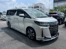 2021 Toyota Alphard 2.5 G S C MID YEAR PROMOTION 10 YEARS WARRANTY UNLIMITED MILEAGE