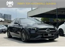 FULL SERVICE RECORD UNDER WARRANTY, GENUINE MILEAGE 39K, PANORAMIC SUNROOF W206 2022 Mercedes-Benz C300 2.0 AMG Line Sedan