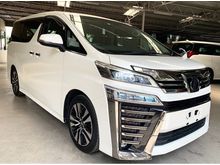 2018 Toyota Vellfire 2.5 ZG NEW FACELIFT - FULL SPEC - 3LED - SUNROOF - P.CRASH - MANY UNITS