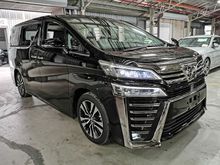 2018 Toyota Vellfire 2.5ZG SUNROOF 3LED DIGITAL INNER MIRROR SEQUENTIAL BLINKER LIGHT SYNTHETIC LEATHER SEAT PRE CRASH SAFETY 4 YEARS WARRANTY