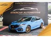 2019 Honda Civic 1.5 TC-PREMIUM Fully Convert SI Type-R HKS 17 Rays ZE40 Sport Rim CarbonFibre Bonet RevCam ElectricSeat P/Start P/Shift Low Mile 78K