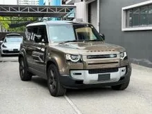 Unregistered Ready Stock 2023 Land Rover Defender 2.0 110 P300 SE SUV Low Mileages Grade 5AA with Full Report Welcome View Car Reserve Yours Today..