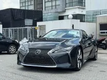 2023 Lexus LC 500 5.0 S Package Coupe Grade 5A Tiptop Condition Low Mileage Japan Spec With Carbon Roof, Alcantara Seat And More