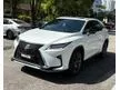 Used 2016 Lexus RX200T 2.0 F SPORT Local Lexus Malaysia