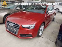 2013 Audi S5 3.0 Sport Back Quattro Local AP Unreg (PRICE ZERO GST)