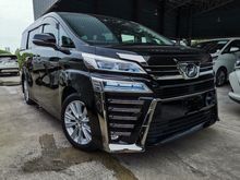 2018 Toyota Vellfire 2.5 MPV 2.5 ZA NFL PCS LKA Roof Monitor Unreg Sale Offer