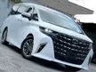 Recon UNREGISTER 2023 TOYOTA ALPHARD 2.5 Z SPEC MOONROOF, SUNROOF, 360 CAMERA, CRUISE CONTROL, POWER DOOR, POWER BOOT, BOS SWITCH, DIM, BSM, HUD, MILEAGE 9K