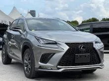 2018 Lexus NX300 2.0 F Sport SUV FULLY LOADED # SUNROOF/MARK LEVINSON/HUD/360 CAM