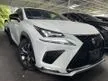 Recon 2019 Lexus NX300 2.0 F Sport SUV,360 CAMERA,Power Boot,BLACK/RED LEATHER SEAT,3