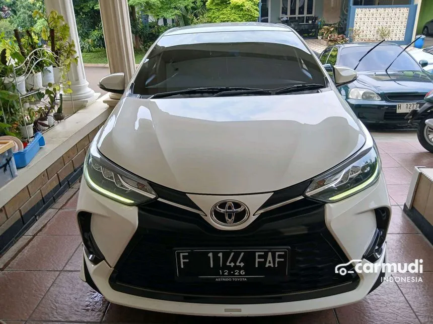 Jual Mobil Toyota Yaris 2021 S GR Sport 1.5 di Jawa Barat Automatic Hatchback Putih Rp 228.000.000