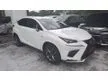 Recon 2020 Lexus NX300 2.0 F Sport SUV GRADE 4.5 WITH HAVE AWESOME FREE GIFT