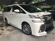2015 Toyota Vellfire 2.5 Z G Edition MPV