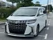 Recon 2020 Toyota Alphard 2.5 S C Package MPV MODELLISTA BODY KIT, JBL, 360, SUNROOF, MOONROOF, REAR MONITOR, AND MORE