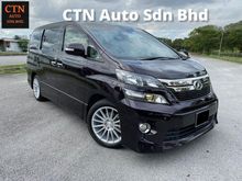 2013/2014 TOYOTA VELLFIRE 2.4 GOLDEN EYES (A) POWER DOOR/POWER BOAT,SEMI LEATHER, ROOF MONITOR,FRONT/REAR CAMERA,ORI MILLEAGE,TIP-TOP LIKE NEW CAR
