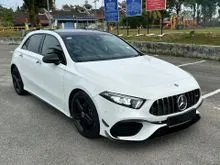 Low Mileage 35k+ , 2019 Mercedes-Benz W177 A200 A45-BODYKIT , UNDER MERCEDES BENZ FULL SERVICE RECORD , TIP TOP CONDITION