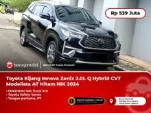 2024 Toyota Kijang Innova Zenix 2.0 Q HV TSS Modellista (Premium Color) MPV Hybrid CVT AT Hitam 2024/2025 [LOW KM 11RB]