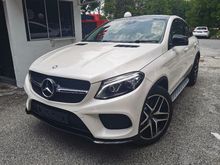 2017 Mercedes-Benz GLE43 AMG Coupe Full Spec Panroof,Rear Entertainment,Harmon Kardon,Air Matic,Surround Camera,Memory Seat,Side Step,Carbon Interior