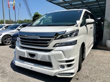 2016 Toyota Vellfire 2.5 ZG Edition MPV JBL HTS TRD FULL BODYKIT UNREGISTERED