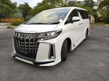 2019 Toyota Alphard 2.5 SC,TRD BODYKIT ORI,,GRADE 4.5,PRE CRASH,DIM,LANE ASSIT,BLIND SPOT,2018 UNREG
