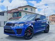 2018 Land Rover Range Rover Sport 5.0 SVR SUV MERIDIAN PANORAMIC HUD BSM