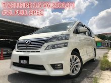 2008 Toyota Vellfire 3.5 V L Edition MPV #Full Spec