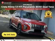 2022 Hyundai Creta 1.5 Prime SUV IVT Panoramic BOSE 2022 2023 [ GARANSI 5TH ]